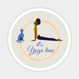 Its Yoga time Magnet